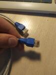 Обжимка 8-ми жильного кабеля коннектором RJ-45 с защитным чехлом. — Жбаков Кирилл Юрьевич