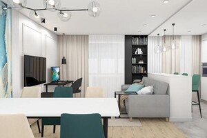 Сотникова Светлана Юрьевна — Дизайн кухни/гостиной — Портфолио №16