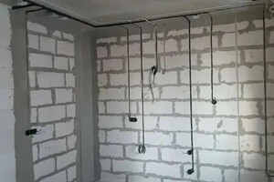 Тимофеев Евгений Петрович — Пример разводки электропроводки в комнате(квартира, новостройка) — Портфолио №1