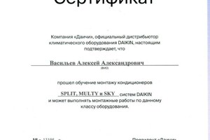 Диплом / сертификат №6 — Васильев Алексей Александрович