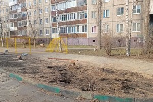 Законченный этап после спила трёх деревьев. — Водопьянов Сергей Александрович