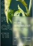 Диплом / сертификат №3 — Переславцева Регина Александровна