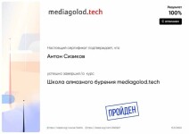 Диплом / сертификат №2 — Сизиков Антон Петрович