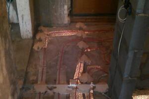 Монтаж греющего кабеля 20Вт/м в ЦБ стяжку (теплый пол) — Загороднев Михаил Юрьевич