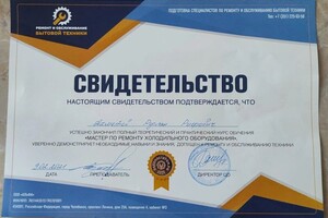 Диплом / сертификат №1 — Ахметов Руслан Рифович
