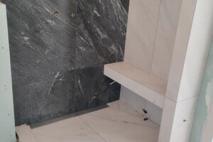 Монтаж лавки из плитки в душевой — Романив Михаил Степанович