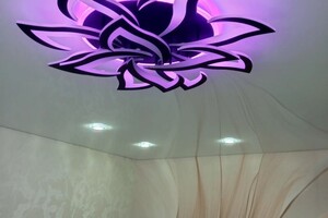 Абулаизов Виталий Бариевич — Установка большой люстры на натяжных потолках — Портфолио №4