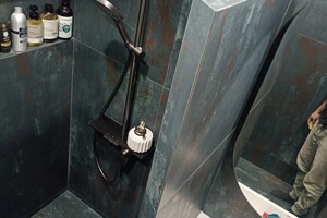 Айтян Егише Степанович — Перегородки из крупноформатных плиток с заточкой 45, 30, 110 градусов. — Портфолио №9