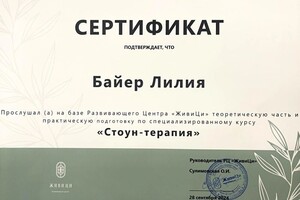 Байер Лилия Сергеевна — Диплом / сертификат №4