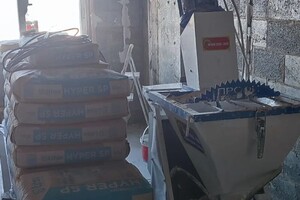 Бирюков Юрий Викторович — Подготовка к началу работ по оштукатуриванию стен механизированным способом — Портфолио №4