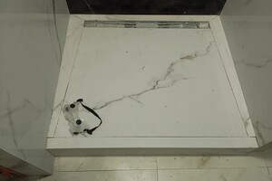 Дубов Руслан Владимирович — Сбор душ. поддона + укладка плитки конверт с установкой трапа. — Портфолио №14