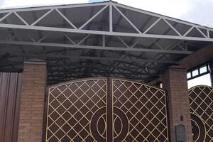 Дущенко Борис Борисович — Кирпичные колонны, ворота — Портфолио №21