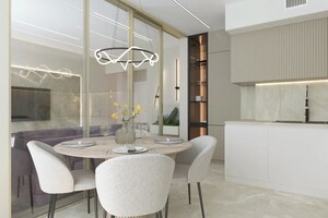 Горбань Анастасия Сергеевна — Кухня в стиле Минимализм в бежевых тонах — Портфолио №4