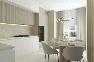 Горбань Анастасия Сергеевна — Кухня в стиле Минимализм в бежевых тонах — Портфолио №5