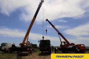 Хавранян Алексан Карапетович — 2 автокрана во время погрузочных работ — Портфолио №7