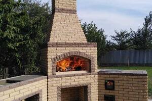 Хорошунов Виктор Сергеевич — Угловой мангал, печь, стол и мойка — Портфолио №12