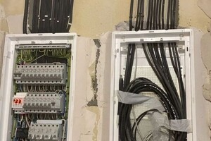 И.Я. ИП Молодых — - полный электромонтаж по дизайн-проекту; - установка встроенных щитов; - протяжка слаботочных линий — Портфолио №14