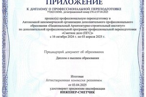 Иванова Анна Николаевна — Диплом / сертификат №1