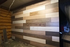 К Валерий Михайлович — Стена готова, можно устанавливать кухню. — Портфолио №40