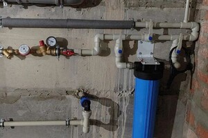 Киселев Александр Петрович — Монтаж узла ввода в дом. — Портфолио №86