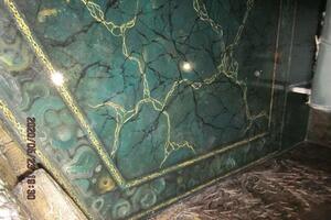 Корчагин Игорь Анатольевич — Эпоксидный ПОЛ С РИСУНКОМ (ЗЕЛЁНЫЙ МРАМОР)И (МАЛАХИТ) — Портфолио №37