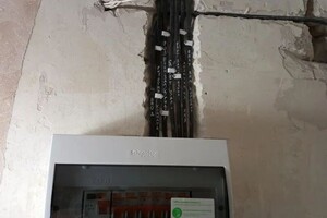 Лаза Евгений Александрович — Установка накладного щита, подключение автоматов, подключение узо — Портфолио №41