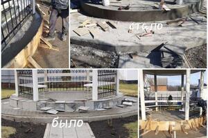 Лазарев Виктор Викторович — бетонирование по кругу беседки — Портфолио №4