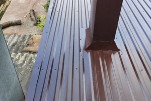 Максимчук Дмитрий Владимирович — Крыша из профнастила — Портфолио №1