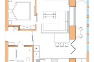 Микаелян Артур Араратович — План расстановки мебели, для супружеской пары. — Портфолио №27