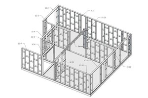 Микаелян Артур Араратович — Изображение 3д модели каркасного дома — Портфолио №28