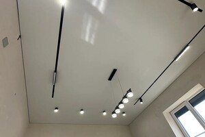 Милешин Александр Витальевич — Встроеные треки в натяжной потолок и точечное освещение — Портфолио №1
