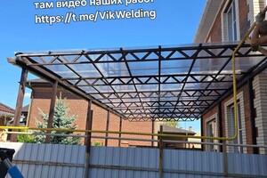 Мильке Виктор Тимофеевич — Свпока навеса с покрытием поликарбонат — Портфолио №5
