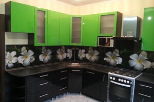 Мокроусов Олег Борисович — Кухня угловая. МДФ краска. Стеновая панель фотопечать — Портфолио №33