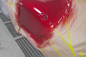 Надеевец Сергей Сергеевич — покраска красной кэнди на мазде — Портфолио №11