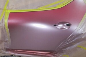 Надеевец Сергей Сергеевич — покраска красной кэнди на мазде — Портфолио №12