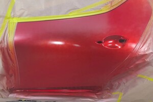 Надеевец Сергей Сергеевич — покраска красной кэнди на мазде — Портфолио №13