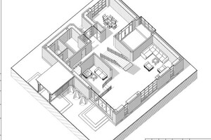 Саркисьянц Микаэль Гургенович — Проект дома для одной семьи на сложном участке маленькой площади. Дом с отдельно стоящим гаражом. — Портфолио №11