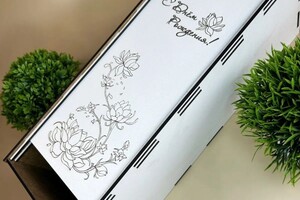 Варавченко Анатолий Сергеевич — Подарочная коробка для бутылки по вашим размерам и дизайнам — Портфолио №9