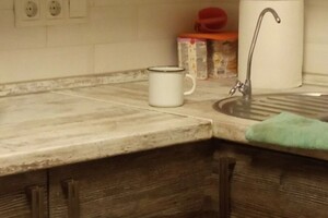 Власов Евгений Эдуардович — Кран для подачи чистой воды из системы водоподготовки после монтажа — Портфолио №1