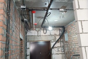 Вышковский Владимир Владимирович — Замена проводки от застройщика — Портфолио №3