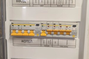 Земляков Андрей Михайлович — Электрика (частный дом 120м2); Ввод 3фазы 15КВт; Электрокотeл 3ф; Скрытая проводка, селекция нагрузки по фазам,... — Портфолио №3