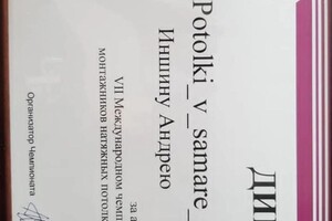 Диплом / сертификат №4 — Иншин Андрей Николаевич