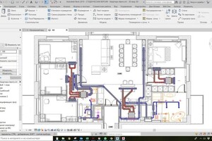 Проект системы вентиляции и кондиционирования для квартиры. REVIT — Абаджян Грачья Гагикович