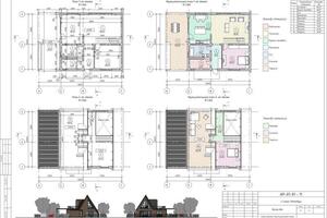 Проект выполнен в Revit. Жилой дом, 2 этажа — Бачкарева Наталья Андреевна