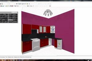 3D-модель кухонного гарнитура — Клоков Кирилл Георгиевич