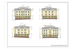 Разработка фасадов для дома в исторической части города — Матюгина Ольга Сергеевна