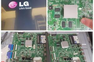 Сломался телевизор LG. Зависал на начальном логотипе.; поменяли NAND-flash, не помогло.; Не было сигнала с процессором. — myService