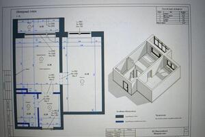 Выполнил обмер квартиры и оформил обмерочный чертежей в Revit — Назарьев Михаил Владимирович