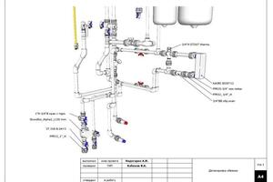 деталировка обвязки оборудования котельной загородного дома — Недогарко Антон Игоревич