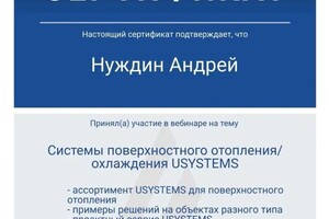 Диплом / сертификат №6 — Нуждин Андрей